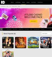 10cric Casino Screenshot