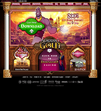 Aladdins Gold Casino Screenshot