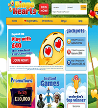 Bingo Hearts Screenshot