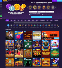 Bitcoin Casino Screenshot