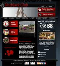 BlackJack Club Casino Screenshot