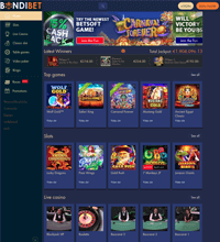 BondiBet Casino Screenshot