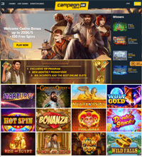 CampeonUK Casino Screenshot