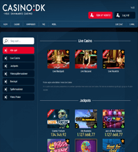 Casino.dk Screenshot