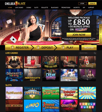 Chelsea Palace Casino Screenshot