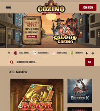 Cozino Casino Screenshot