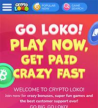 Crypto Loko Casino Screenshot