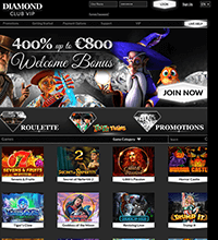 DiamondClubVIP Casino Screenshot