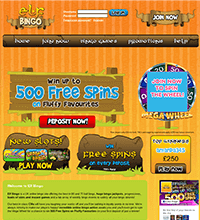 Elf Bingo Casino Screenshot