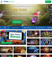 Fone Casino Screenshot