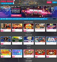 Free Spins Casino Screenshot