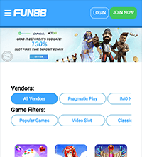 Fun88 Casino Screenshot