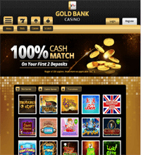 Gold Bank Casino Screenshot