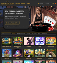 Gold Club Casino Screenshot