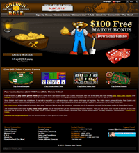 Golden Reef Casino Screenshot