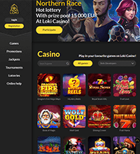 Loki.com Casino Screenshot