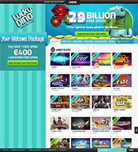LuckyDino Casino Screenshot