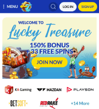 Lucky Treasure Casino Screenshot