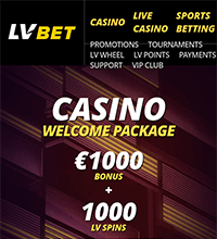LV BET Casino Screenshot