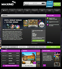 Maxino Casino Screenshot