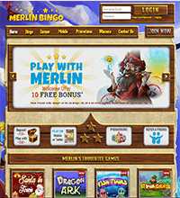 Merlin Bingo Screenshot