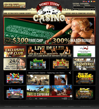 MoneyStorm Casino Screenshot