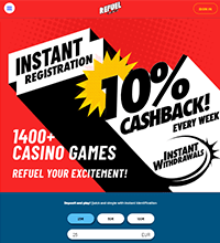 Refuel Casino Screenshot