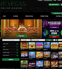 MrVegas Casino Screenshot