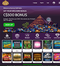 Mummys Gold Casino Screenshot