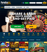 Paradise Win Casino Screenshot