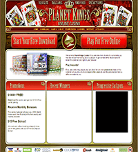 Planet Kings Casino Screenshot