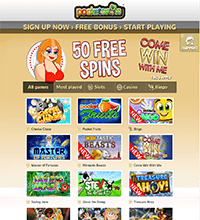 PocketWin Casino Screenshot