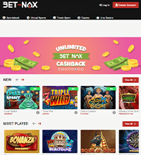 BetNox Casino Screenshot