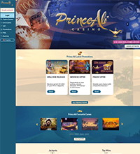 PrinceAli Casino Screenshot