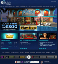 Reef Club Casino Screenshot
