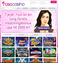Rosa Casino Screenshot