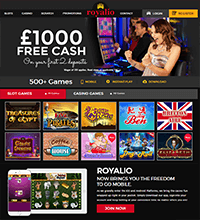Royalio Casino Screenshot