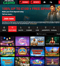 The Online Casino Screenshot