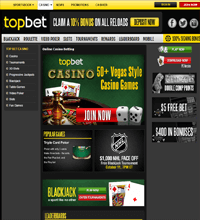 TopBet Casino Screenshot