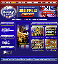 Vegas Sky Casino Screenshot
