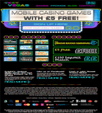 Very Vegas Mobile Casino Screenshot