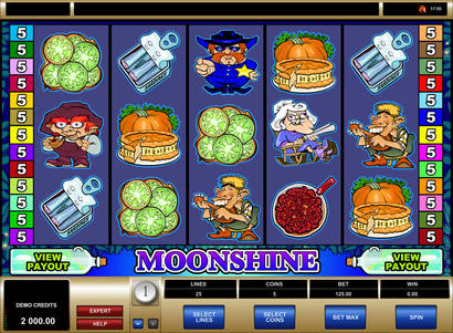 Moonshine slots