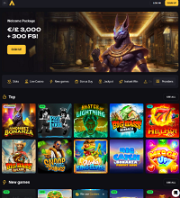 AmonBet Casino Screenshot