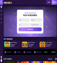 Astrozino Casino Screenshot