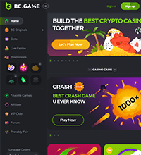BC.Game Casino Screenshot