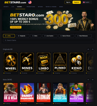 Betstaro Casino Screenshot