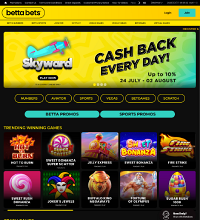 Bettabets Casino Screenshot