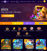 Coinbets777 Casino Screenshot
