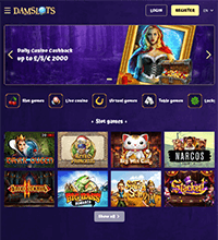 Damslots Casino Screenshot