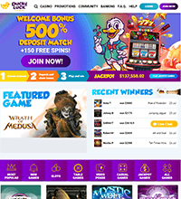 DuckyLuck Casino Screenshot